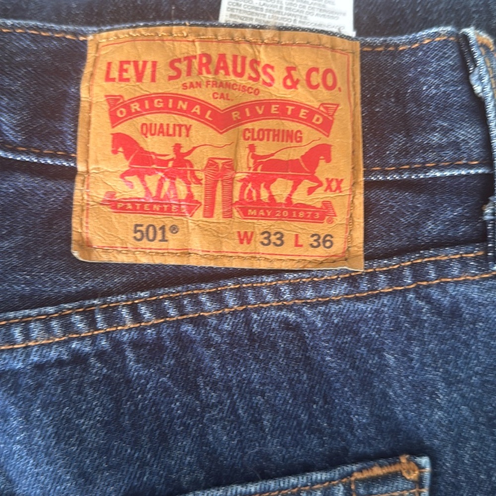 Levi's Blue Bootcut Jeans